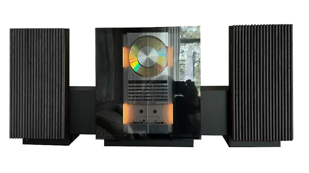 Houten Fronts voor BeoLab 2500 - Black - Wooden Fronts