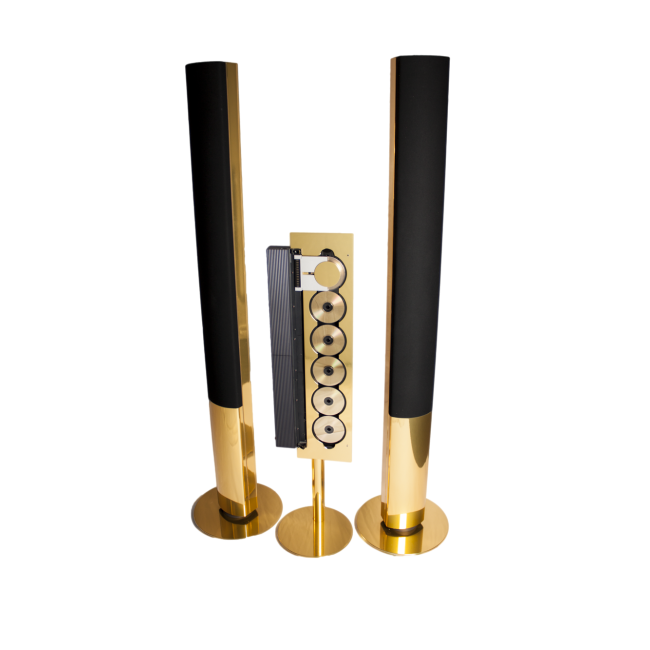 Beolab 1 Gold Uw partner in refurbished Bang & Olufsen.
